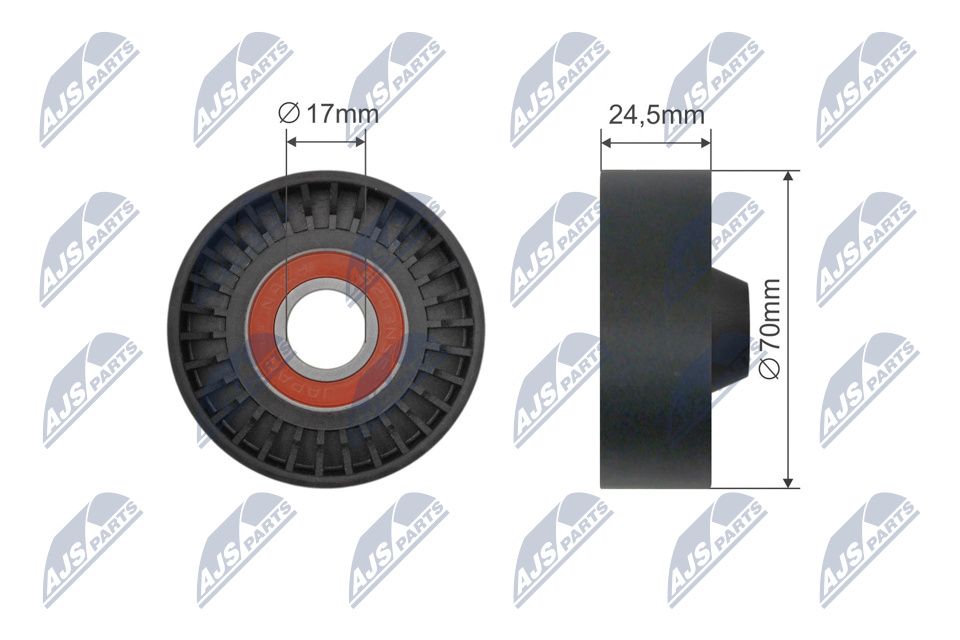 Deflection Pulley/Guide Pulley, V-belt
