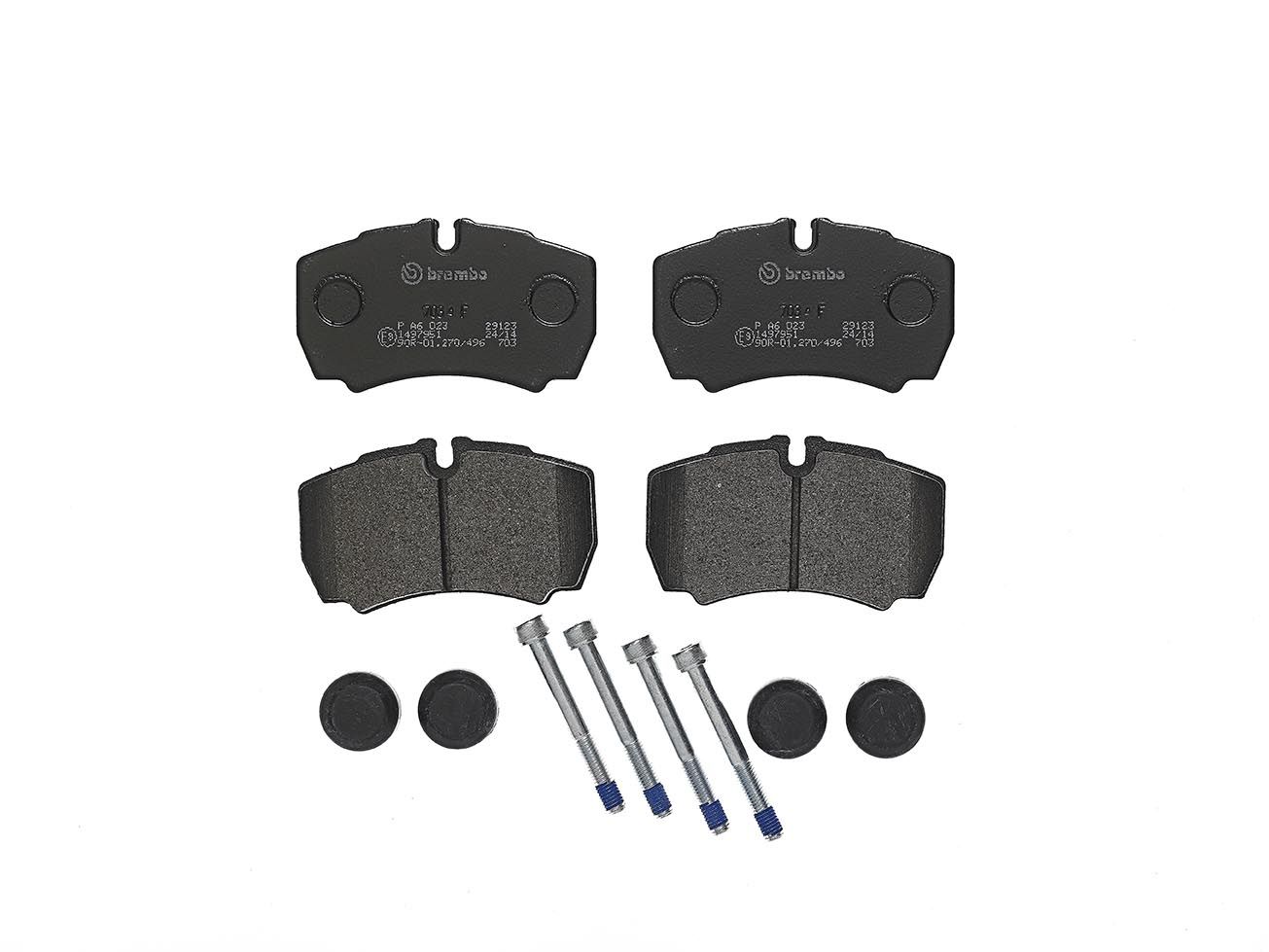 BREMBO P A6 023 Brake pad set, disc brake