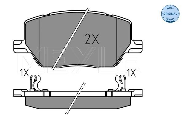 Brake Pad Set, disc brake-1