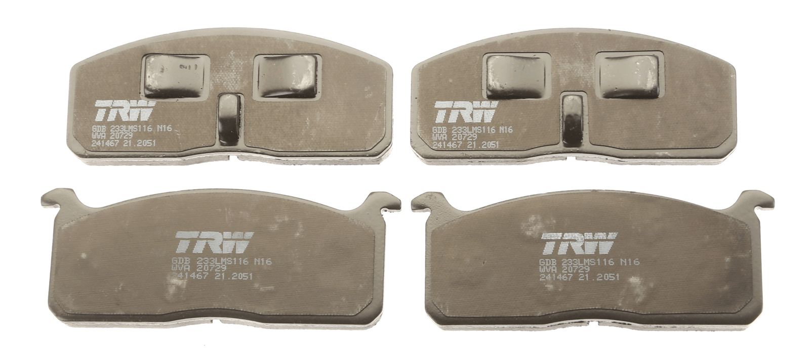 stabdžių trinkelių rinkinys, diskinis stabdys-1