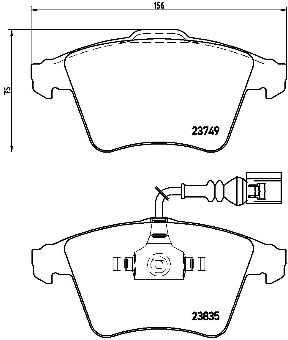 Brake Pad Set, disc brake-1