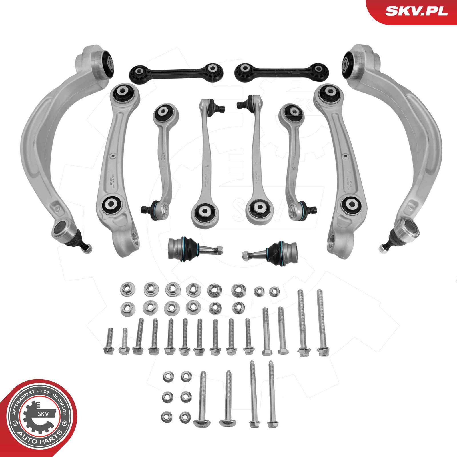Control/Trailing Arm Kit, wheel suspension