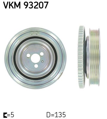 SKF VERTEVO VKM 93207 Belt pulley, crankshaft