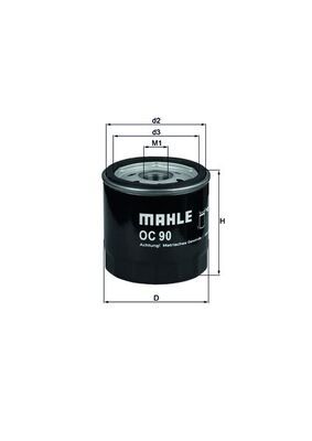 KNECHT OC 90 OF Oil filter