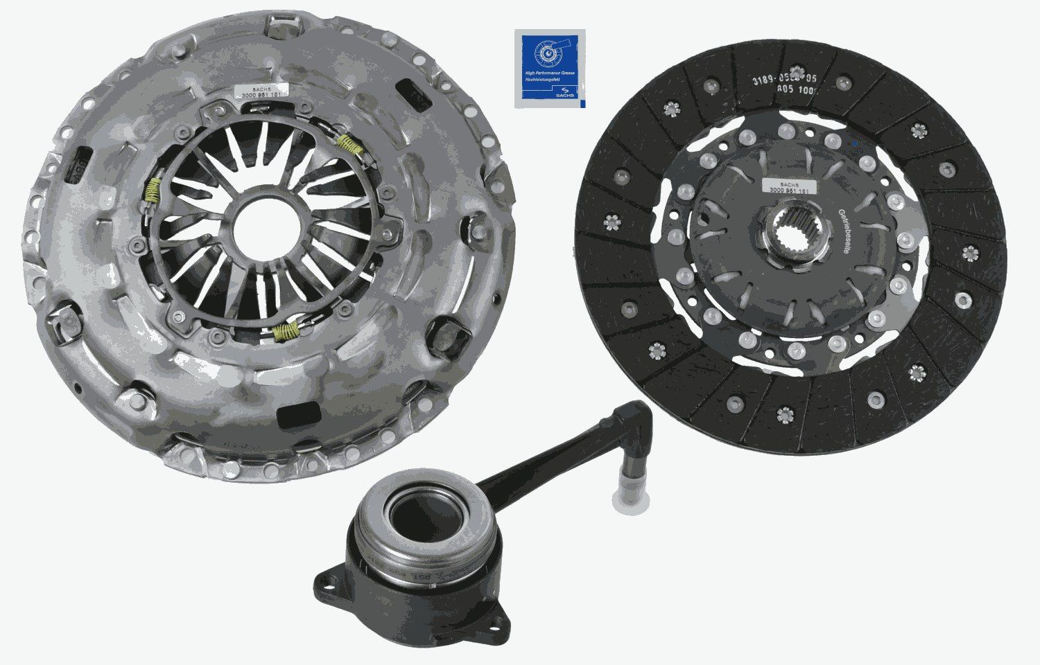 SACHS 3000 990 248 Clutch kit