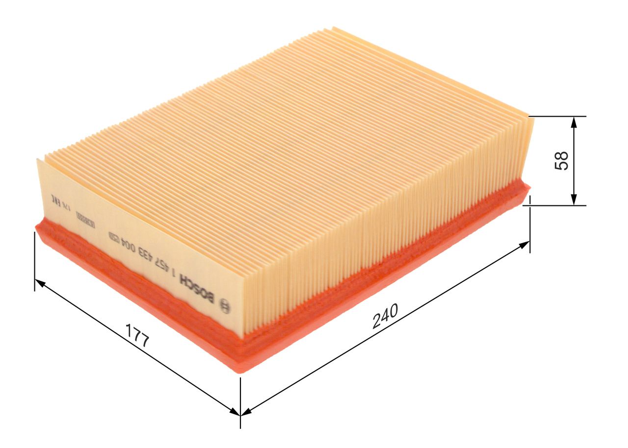 BOSCH 1 457 433 004 Oro filtras