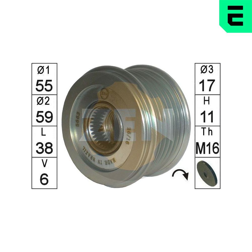 Alternator Freewheel Clutch