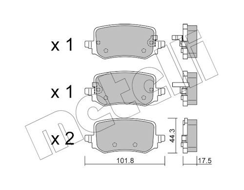 Brake Pad Set, disc brake-main