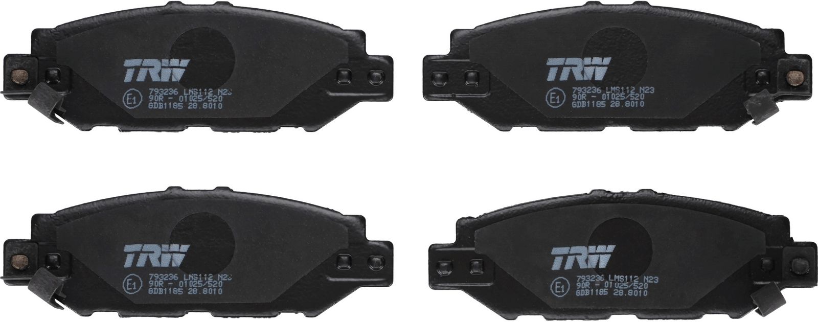 TRW GDB1185 Brake pad set, disc brake