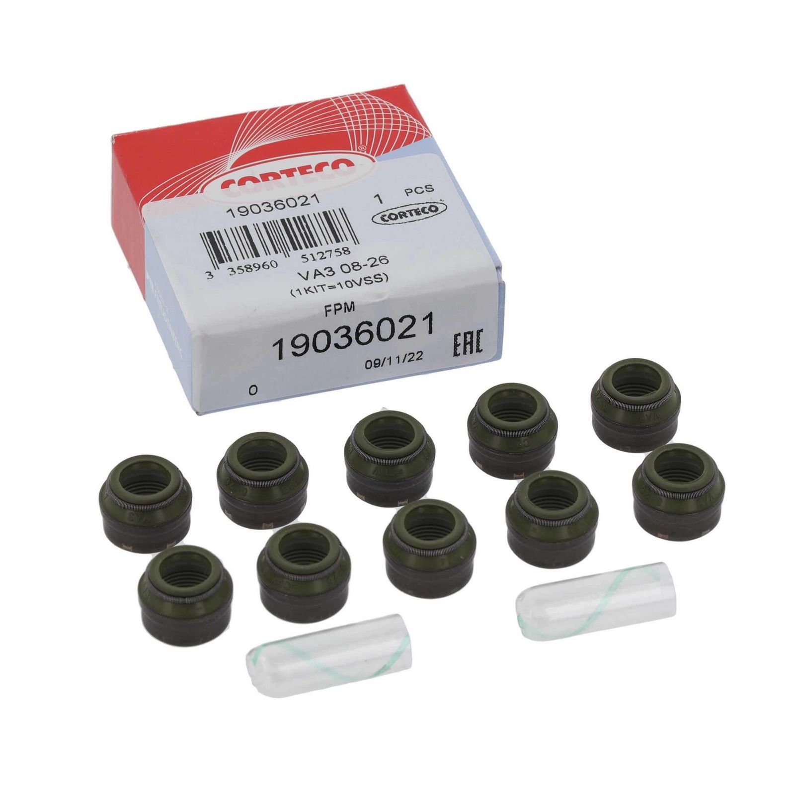 CORTECO 19036021 Seal set, valve stem