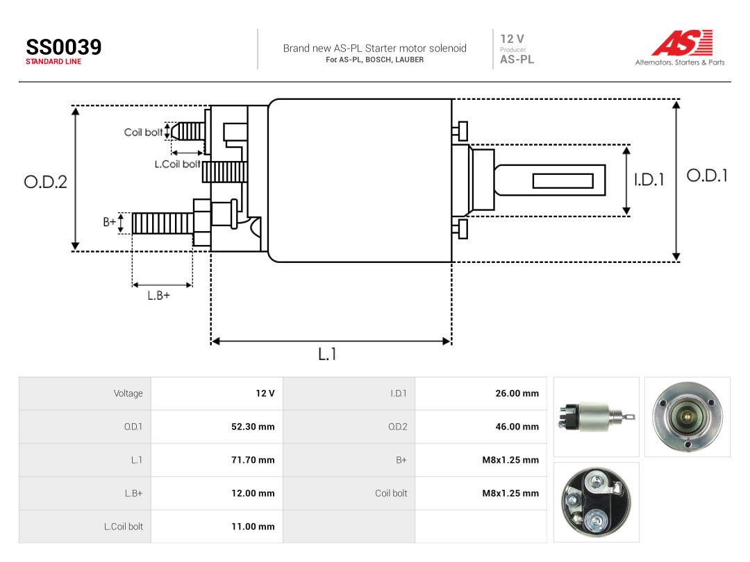 Solenoid Switch, starter-3