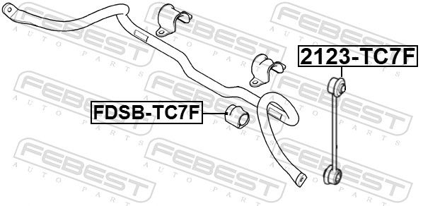 Link/Coupling Rod, stabiliser bar-1