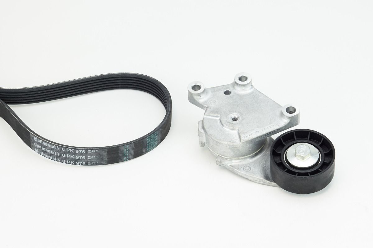 V formos rumbuotas diržas, komplektas