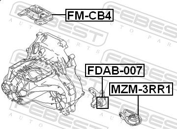 Mounting, engine-1