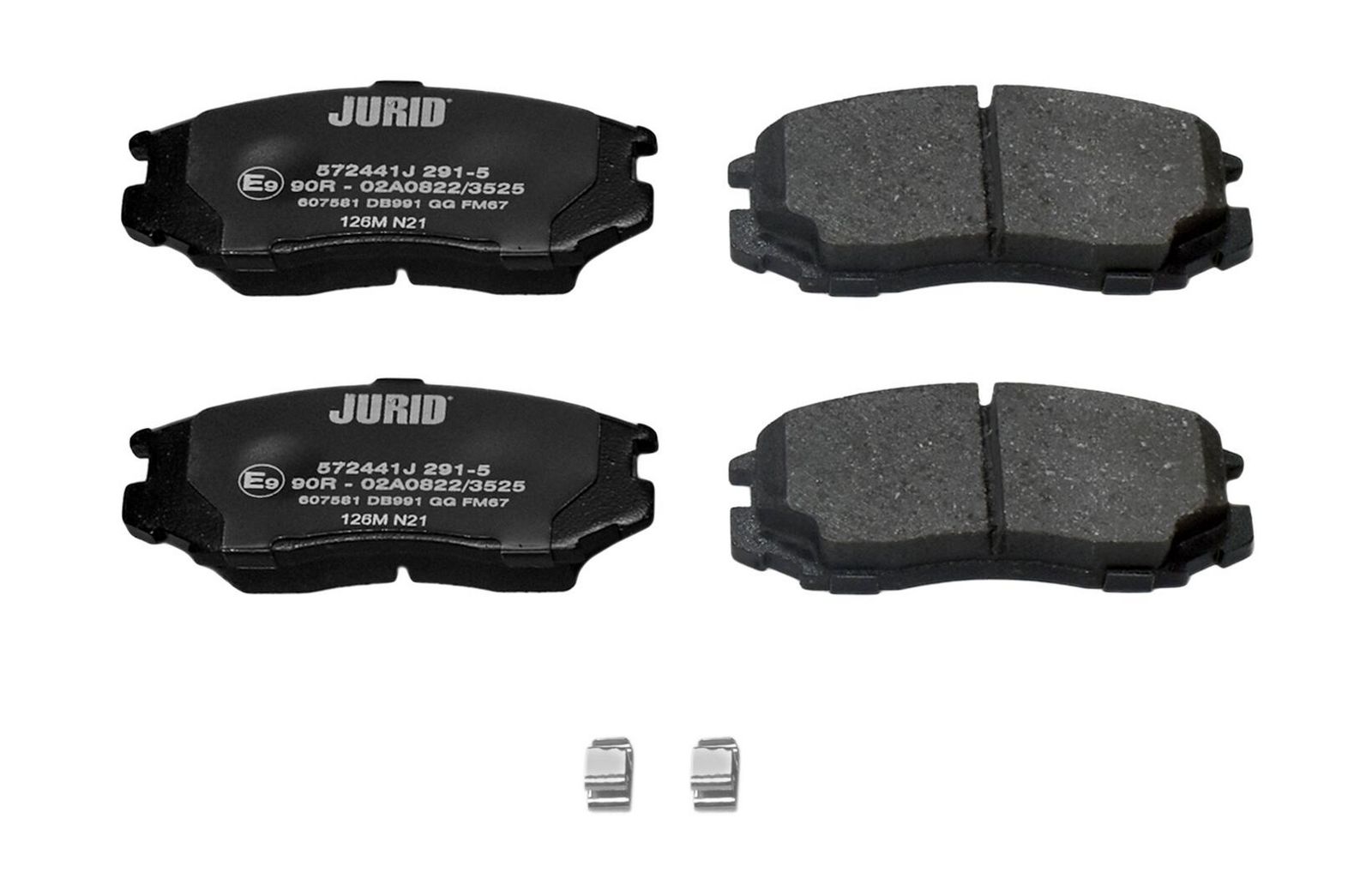 JURID 572441J Brake pad set, disc brake
