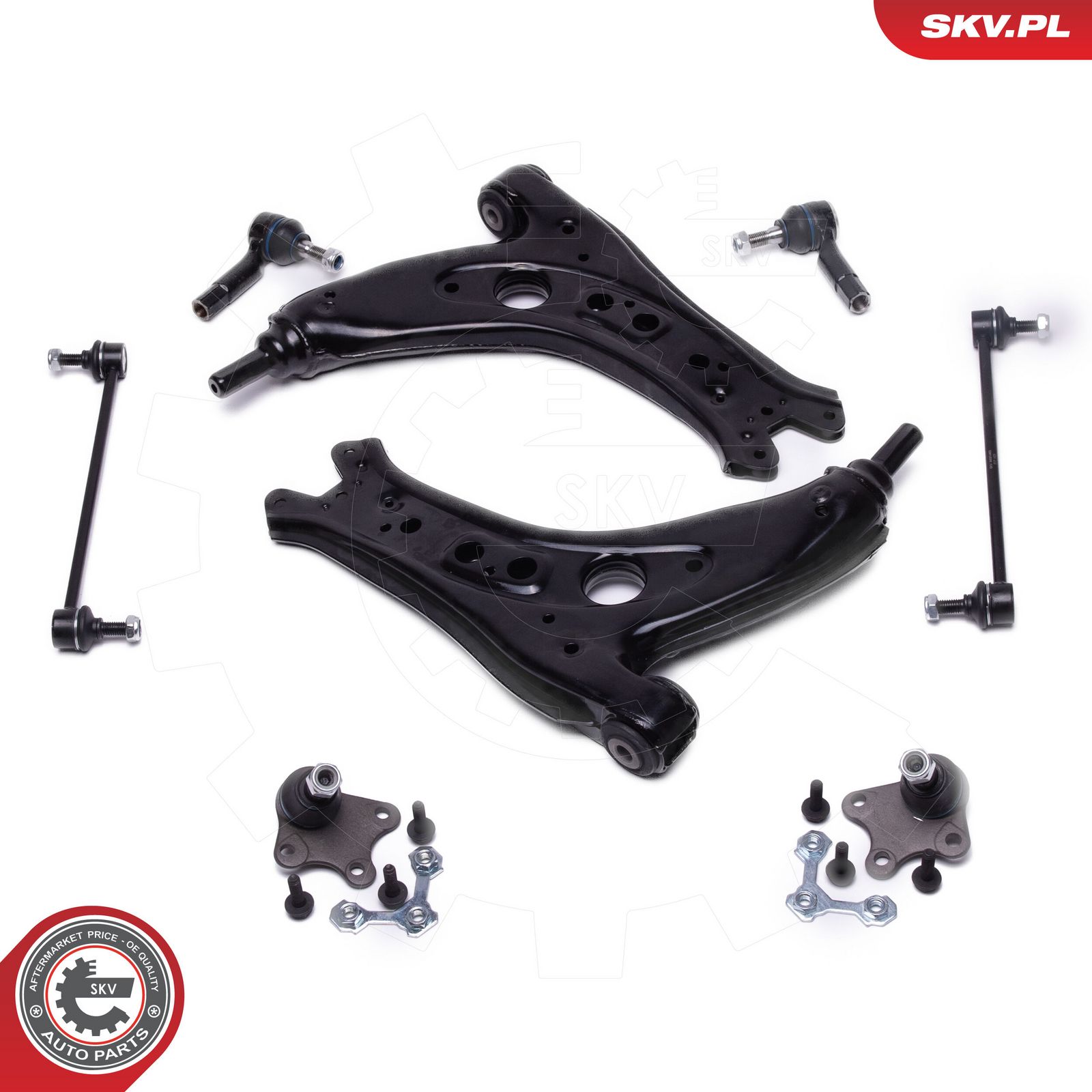Control/Trailing Arm Kit, wheel suspension