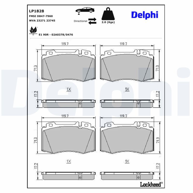 Brake Pad Set, disc brake-2