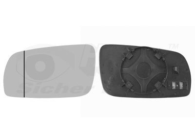 VAN WEZEL 7625837 Mirror glass, exterior mirror