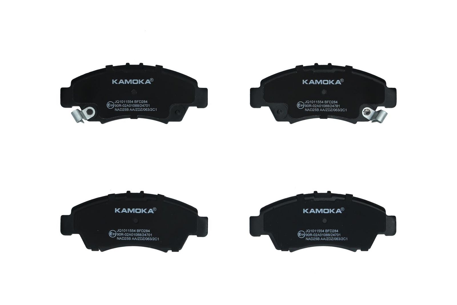 KAMOKA JQ1011554 Brake pad set, disc brake