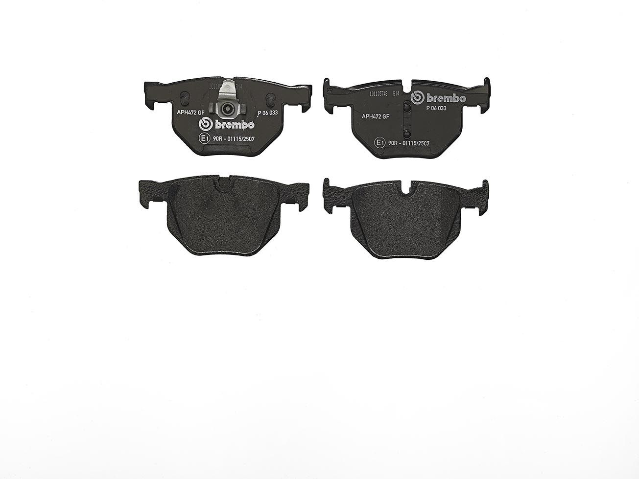 BREMBO P 06 033 Brake pad set, disc brake