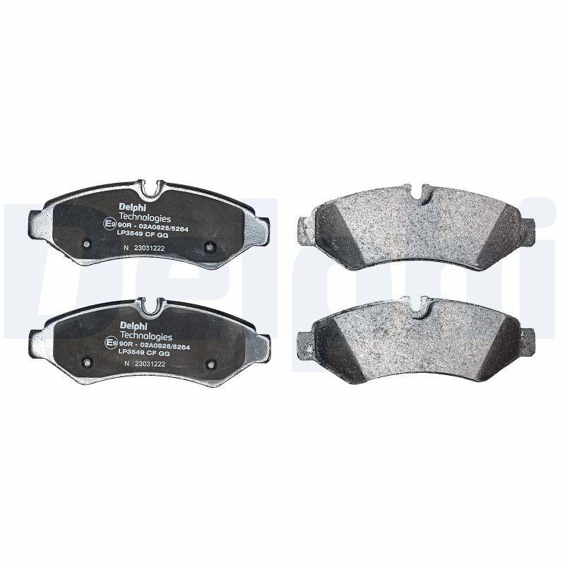DELPHI LP3549 Brake pad set, disc brake
