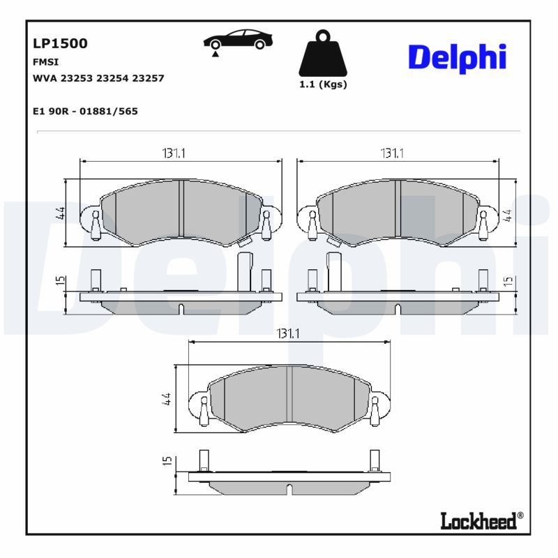 Brake Pad Set, disc brake-2