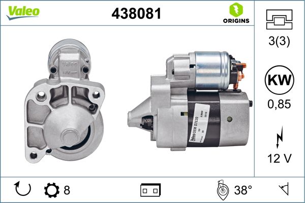 VALEO 438081 Starter