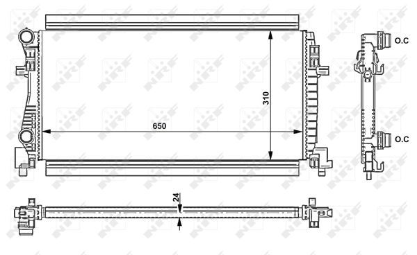 Radiator, engine cooling-4