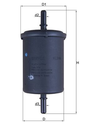 KNECHT KL 248 Fuel filter