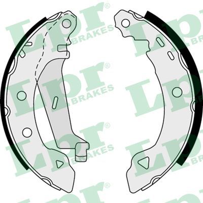 LPR 07530 Brake shoe set