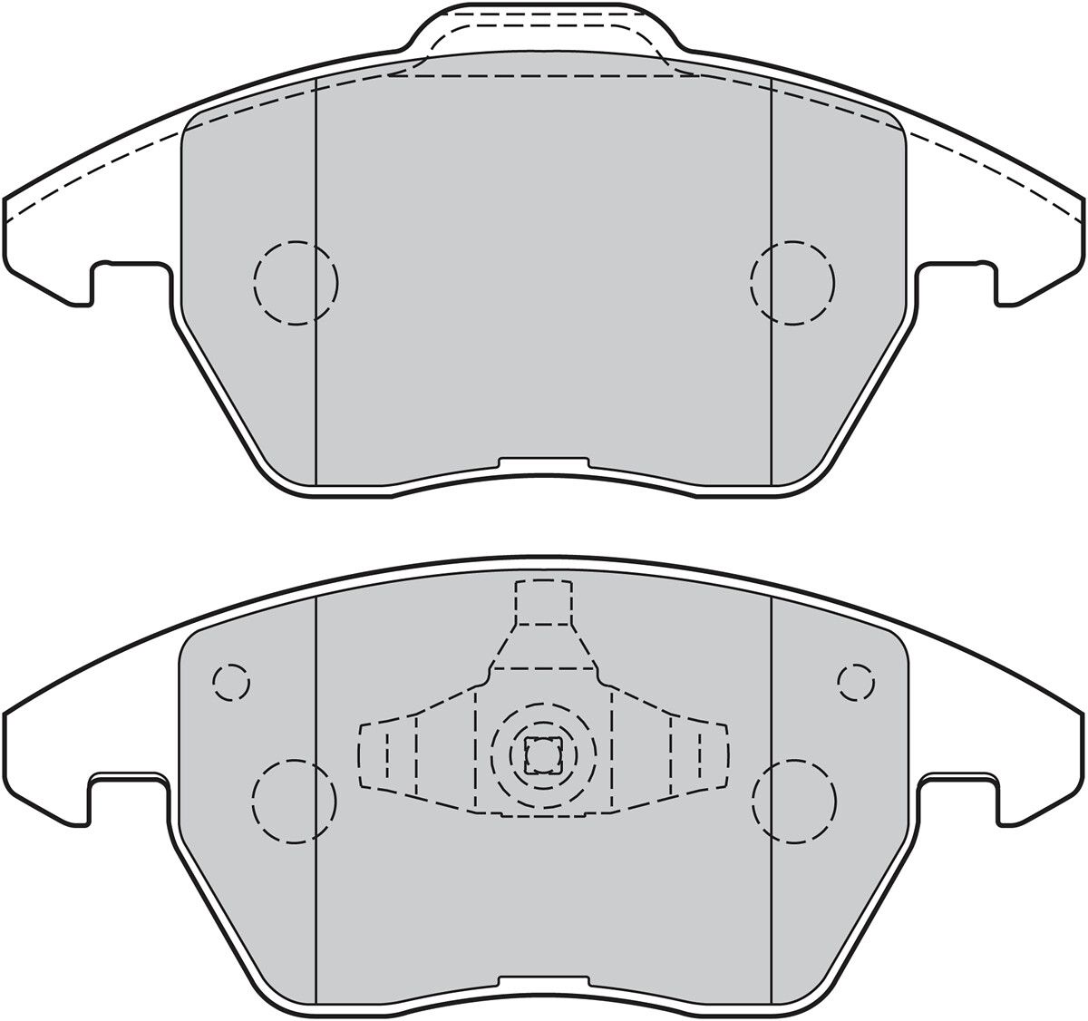 Brake Pad Set, disc brake-1