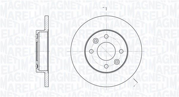 MAGNETI MARELLI 361302040191 Brake disc