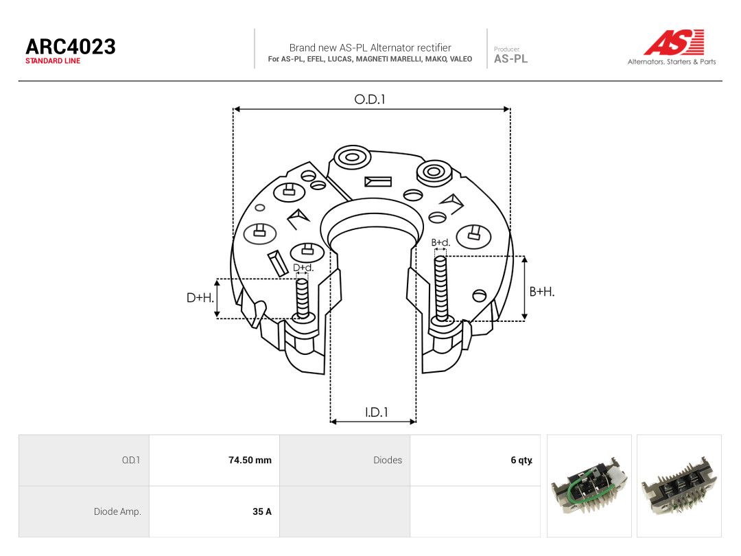 Rectifier, alternator-2