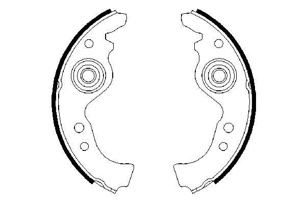 Brake Shoe Set-4