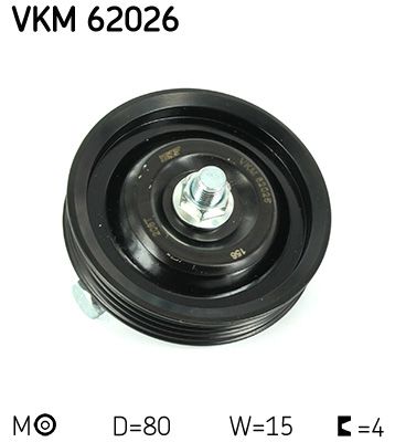 SKF VERTEVO VKM 62026 Belt tensioner, v-ribbed belt