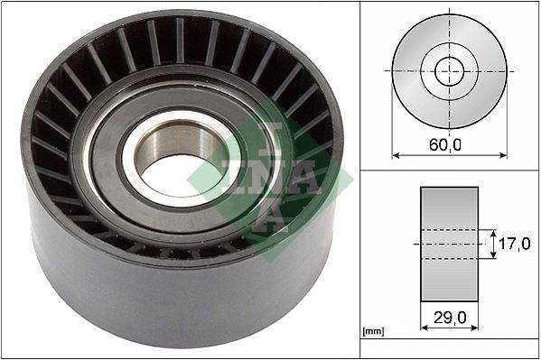 SCHAEFFLER INA 532 0364 20 Deflection/guide pulley, v-ribbed belt