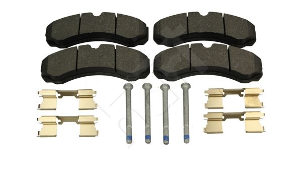 HART 252 324 Stabdžių trinkelių rinkinys, diskinis stabdys