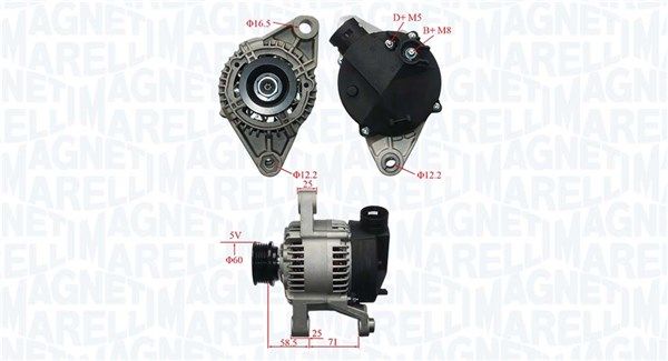 MAGNETI MARELLI 063731220010 Alternator