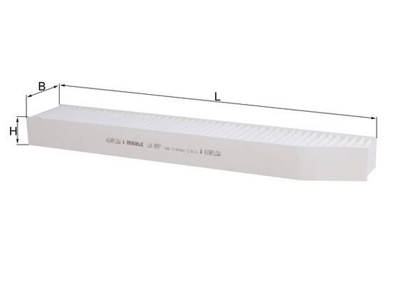 KNECHT LA 897 Filtras, salono oras