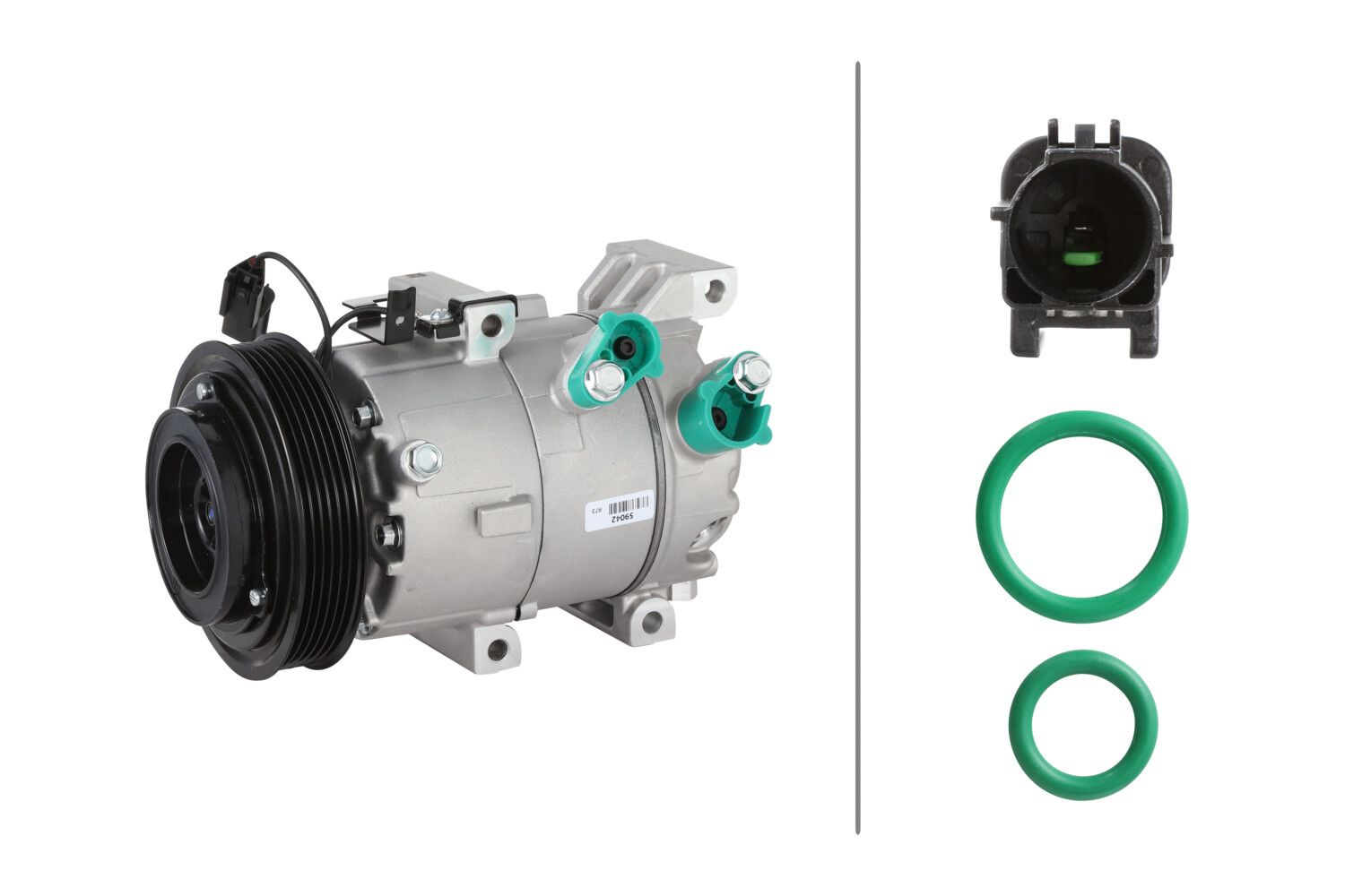 HELLA 8FK 366 203-671 Compressor, air conditioning