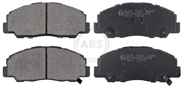 A.B.S. 36736 Brake pad set, disc brake