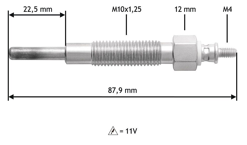 VALEO 345157 Glow plug