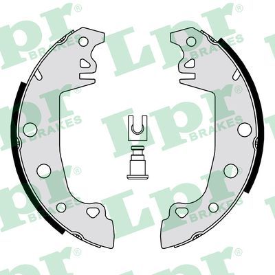 LPR 05890 Brake shoe set