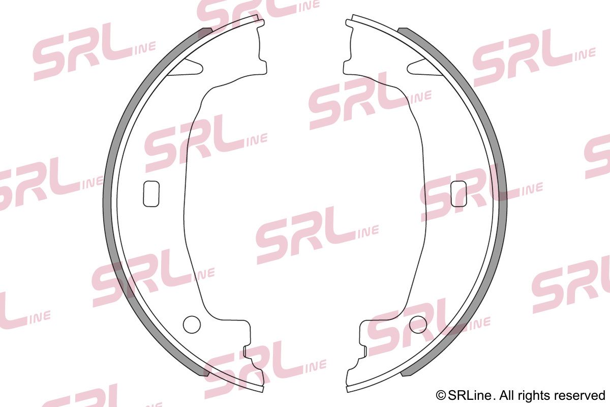 SRLINE S72-1026 Brake shoe set