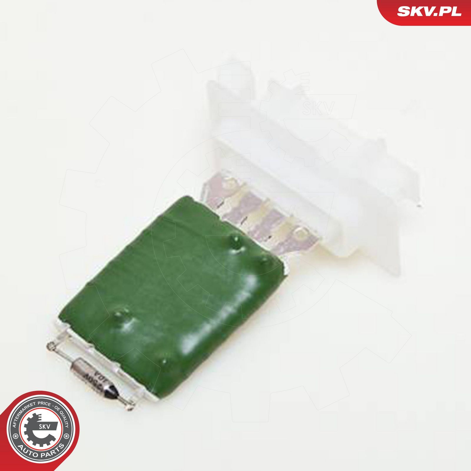 Resistor, interior blower