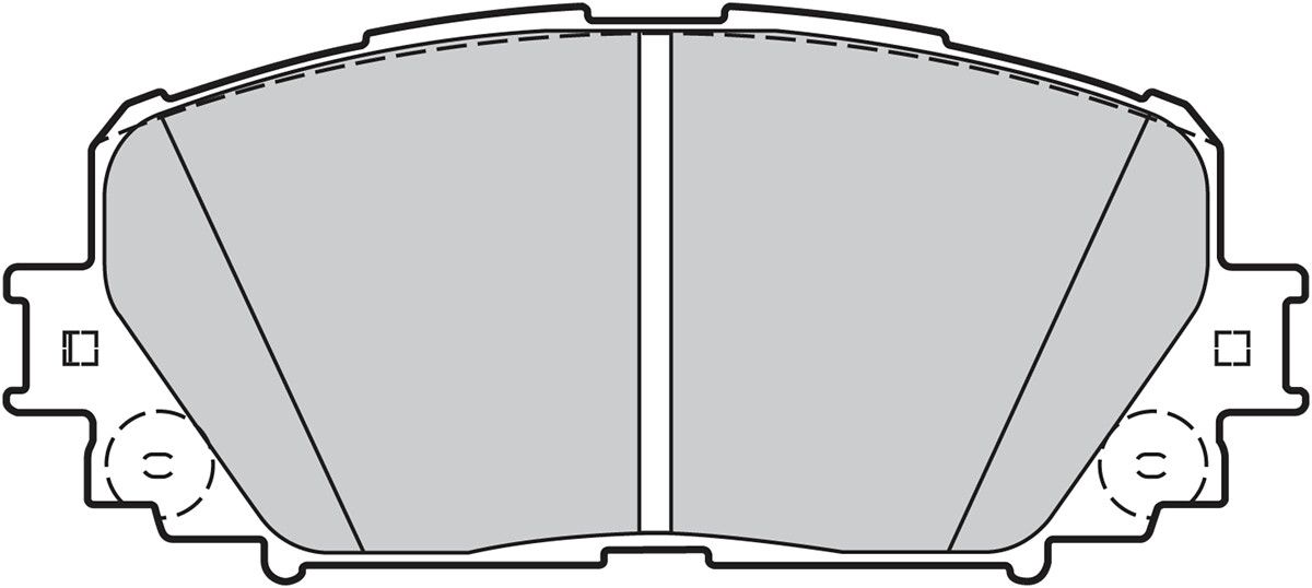 Brake Pad Set, disc brake-1