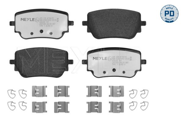 MEYLE 025 229 8718/PD Brake pad set, disc brake