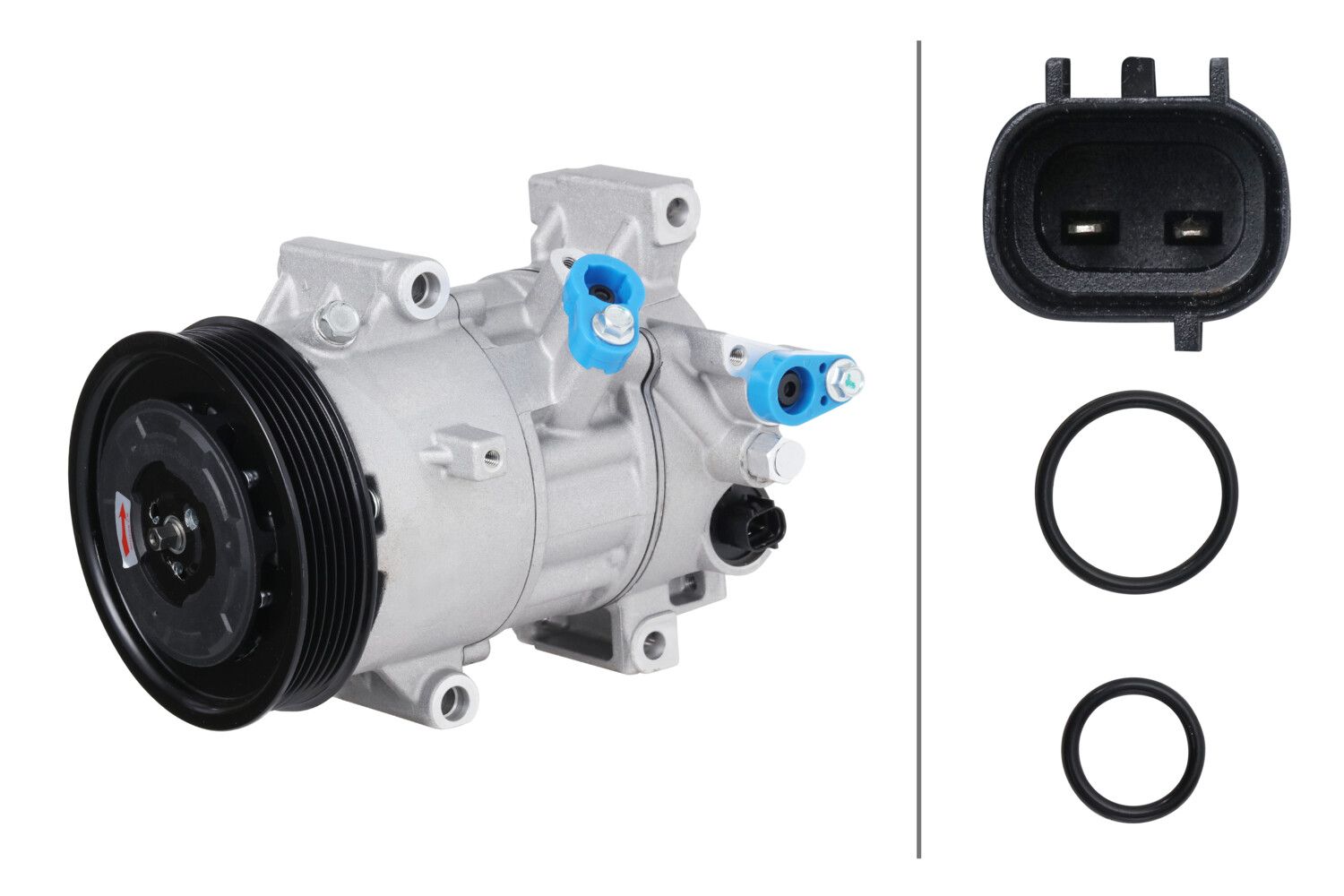 HELLA 8FK 366 201-311 Compressor, air conditioning