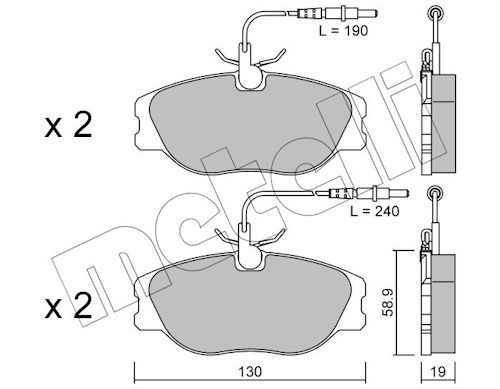 Brake Pad Set, disc brake-main