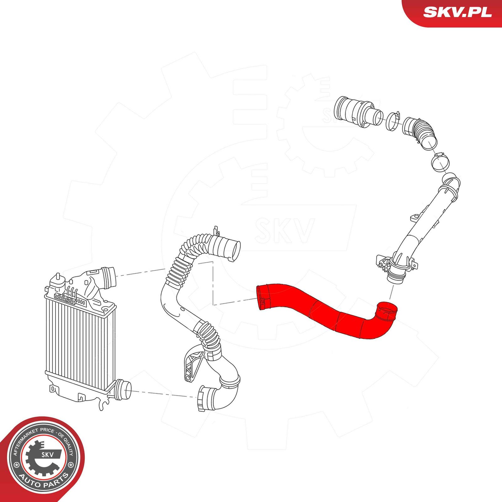 ESEN SKV 54SKV009 Charge air hose